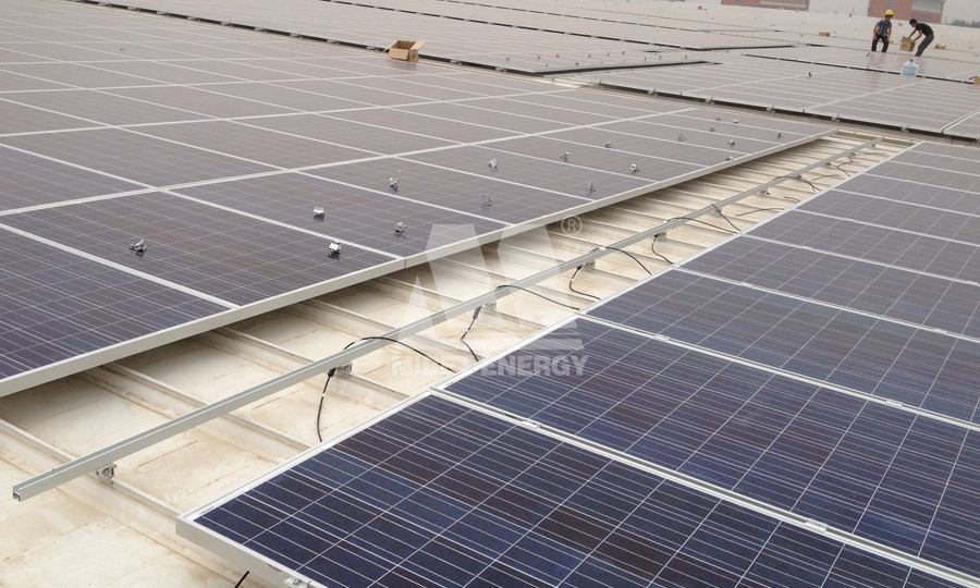 天津彩鋼瓦光伏支架工程項目