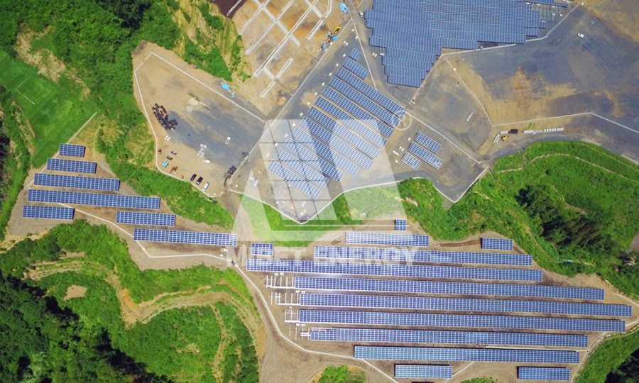 日本大型地面光伏支架系統(tǒng)工程