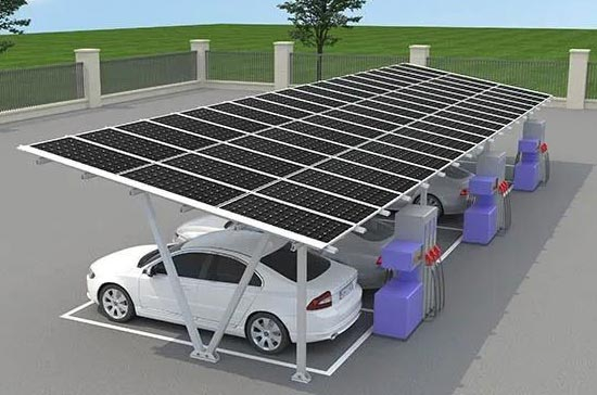 防護(hù)發(fā)電兩相宜，邁貝特光伏車棚“巧解”充電焦慮