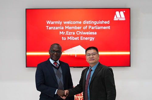 坦桑尼亞能源部長特別代表到訪邁貝特，共同探討清潔能源合作