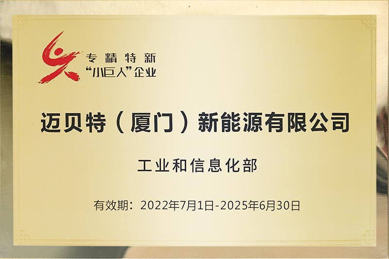 國家級(jí)“專精特新”小巨人企業(yè)