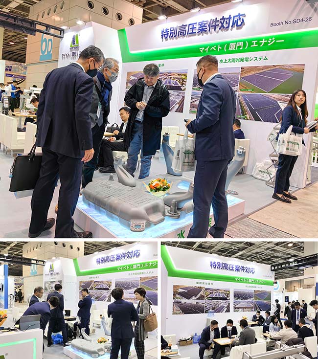 展會(huì)現(xiàn)場(chǎng)-客人參觀了解邁貝特產(chǎn)品