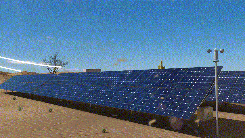 邁貝特智能平單軸追蹤系統(tǒng)